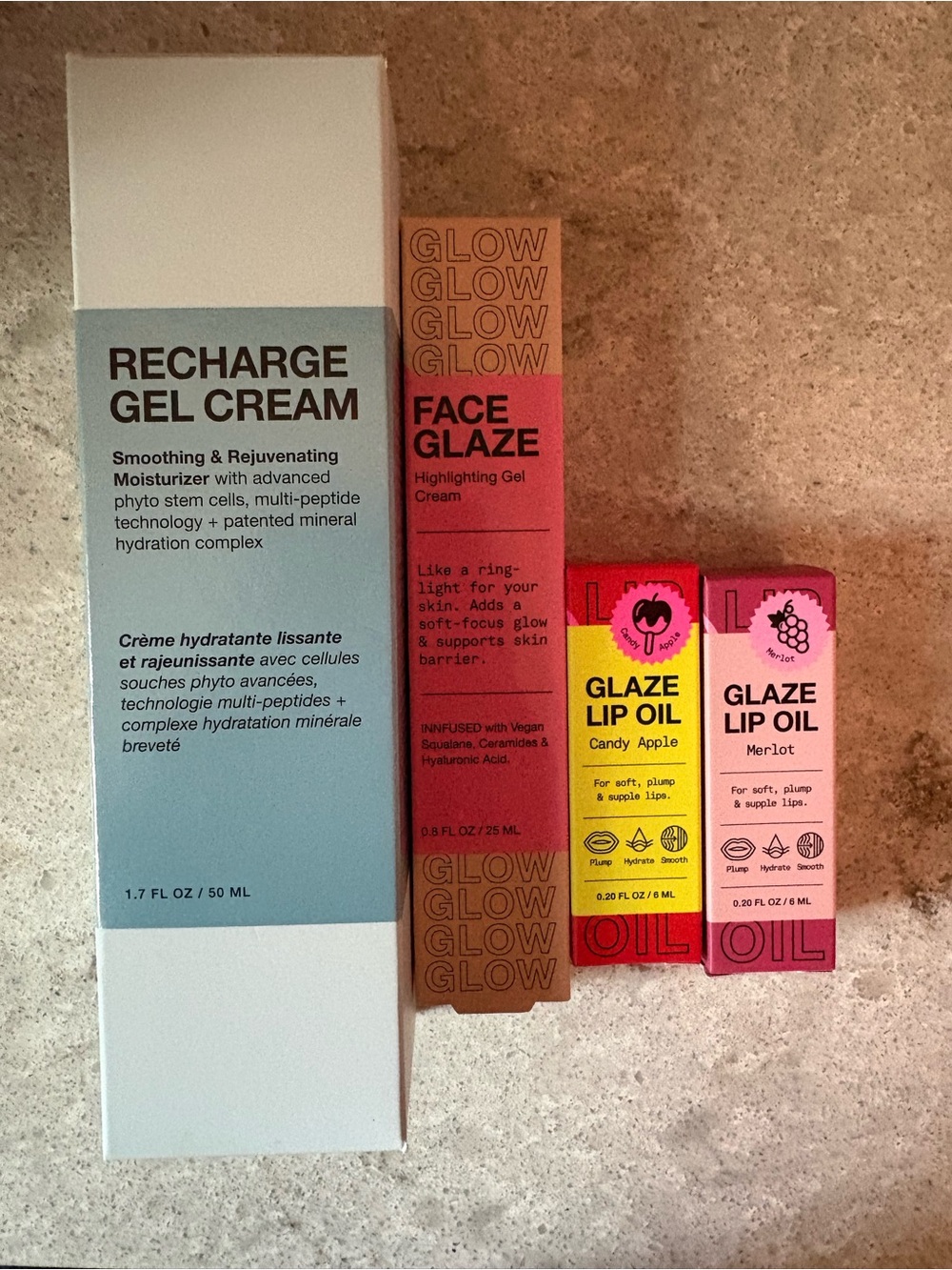 INNBeauty Gel Cream, Highlighting Gel and Lip Oils